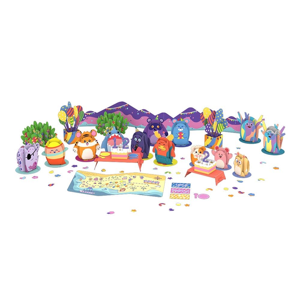 Lovepop Birthday Adventure Box, Advent Calendar for Kids, 6.45" x 4.84" x 2.2" Box Size, Pop Up Characters, Gifts for Girls