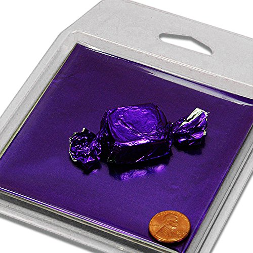 Purple Candy Foil Wrappers 4" X 4"