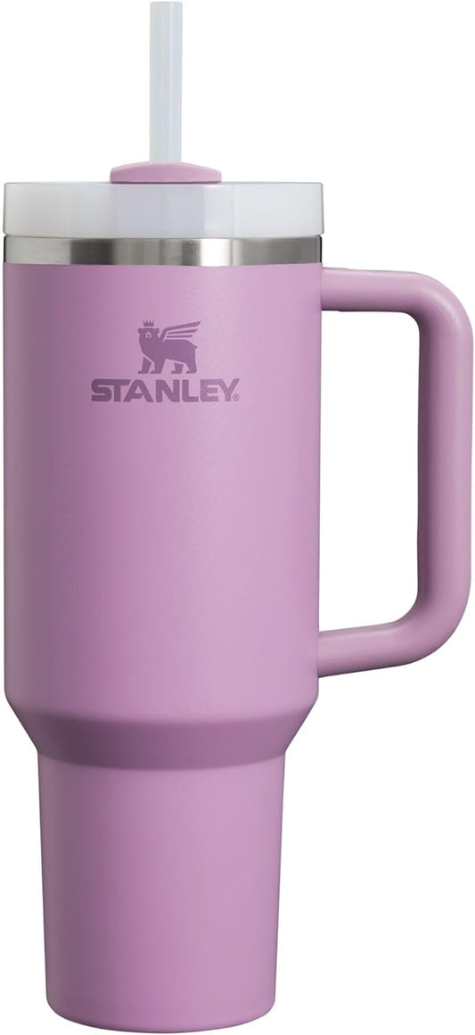 STANLEY Quencher H2.0 Tumbler - 40 oz Insulated Stainless Steel Cup with Handle & Straw | BPA-Free | Lilac