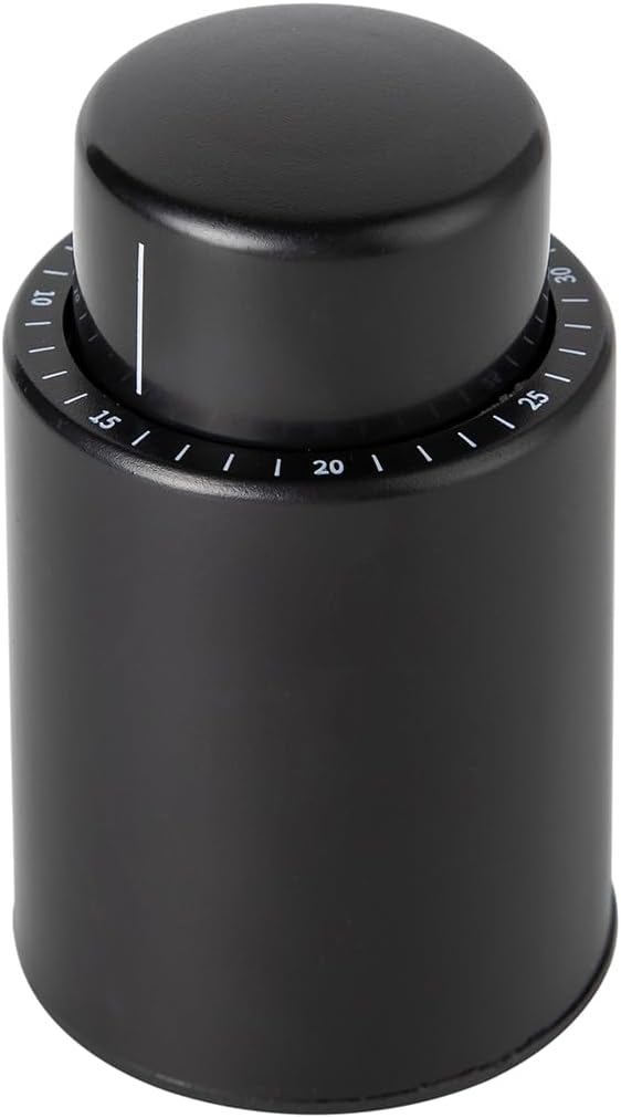 Wine Stoppers (Black, 1 Pack)