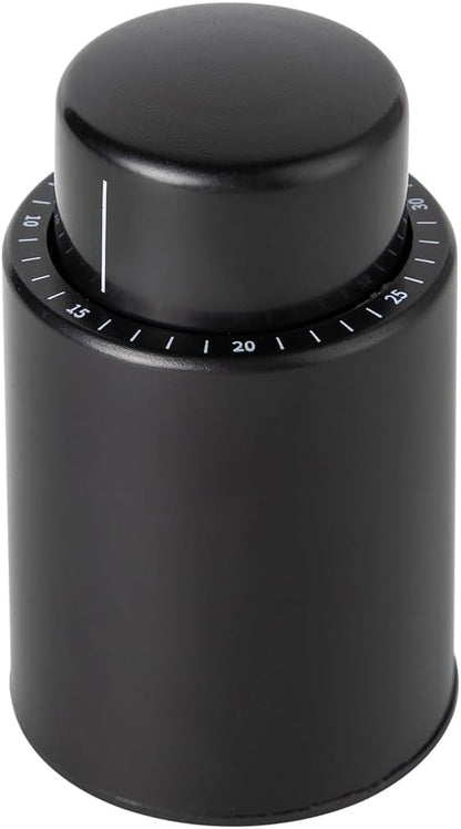Wine Stoppers (Black, 1 Pack)