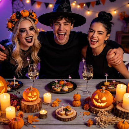Halloween Purple Hat Cocktail Picks 200pcs - Party Food Decor