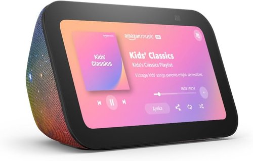 Echo Show 5 Kids by Amazon - Newest Model with Alexa + Parental Controls | Galaxy Color