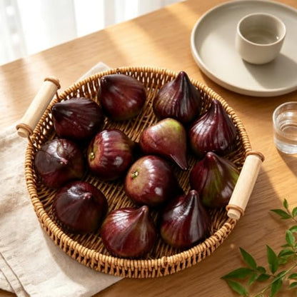Artificial Figs Set - Realistic Decorative Fruit for Home & Retail Display