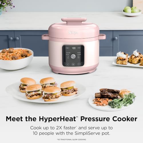 Ninja HyperHeat 9-in-1 Electric Pressure Cooker 6.5 Qt - Rose Quartz
