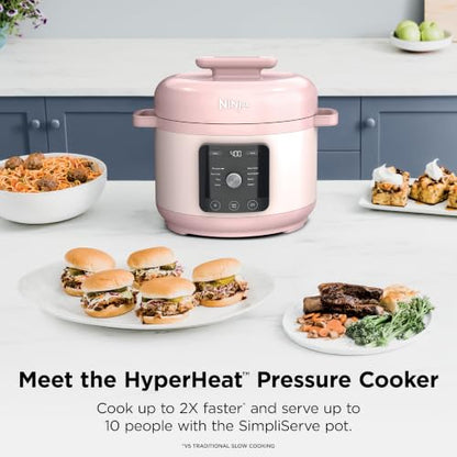 Ninja HyperHeat 9-in-1 Electric Pressure Cooker 6.5 Qt - Rose Quartz