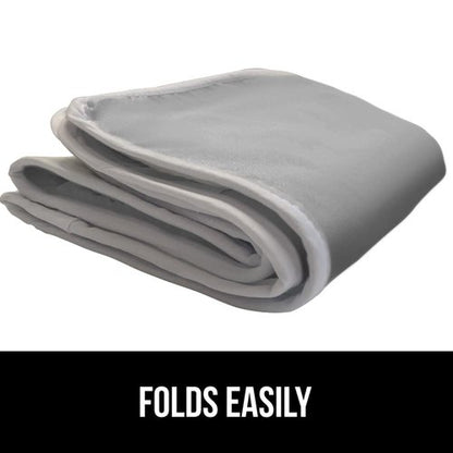 GORILLA GRIP The Original Ironing Board Cover and Pad, Silicone Coating, 400°F Scorch Resistant Thick Padding, Heavy Duty Iron Covers Standard Boards, Hook and Loop Fastener Strap, Silver 28x24