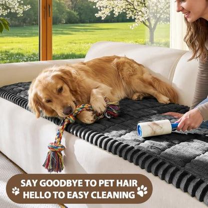 Waterproof Couch Cover for Dogs & Pets - 27.6 x 59.1 Inches - Dark Grey