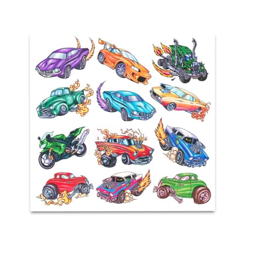 Kids Travel Pillow with Hot Wheels Race Car Design - 14-Inch Support Cushion