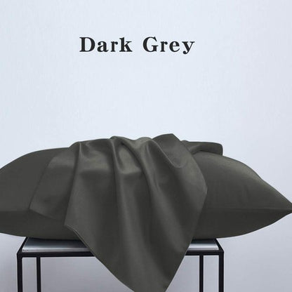NTBAY King Pillowcase Set - 2 Pack Brushed Microfiber 20x36 Pillowcases - Soft, Wrinkle-Free, Fade-Resistant, Stain-Resistant, Dark Grey Pillowcases with Envelope Closure - 20x36 Inches, Dark Grey