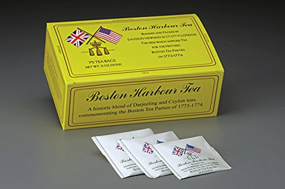 Boston Harbour English Black Tea in Individual Serving Bags (75 Tea Bags)