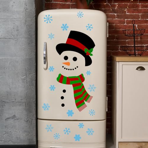 IMISHM Christmas Snowman Wall & Door Sticker - Holiday Decor, 6 Pcs Variation of THIS listing