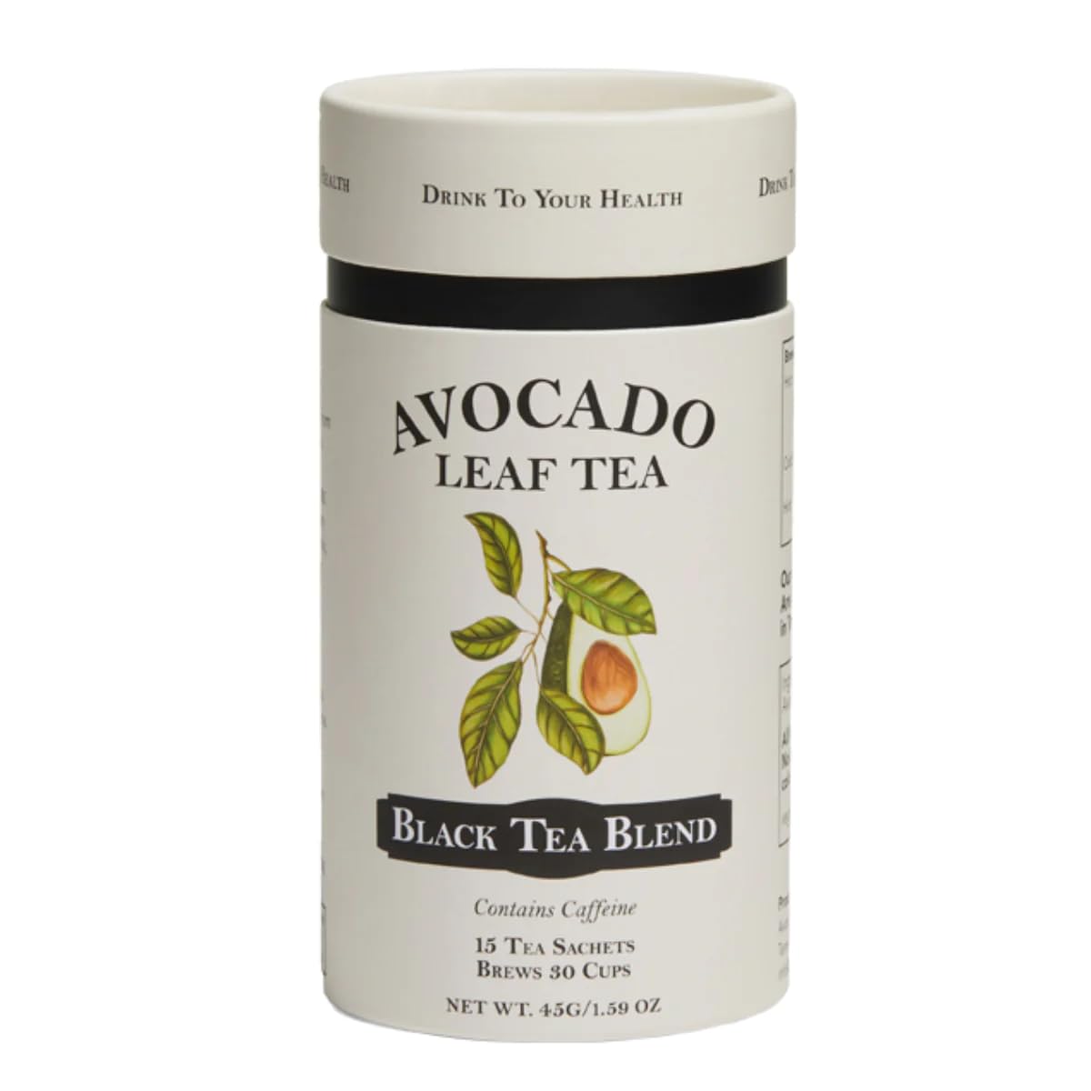 avocado leaf tea Black Tea Blend – Lightly Caffeinated, Healthy Herbal Tea | Immune Support & Booster | Cold Brew or Hot Tea - 15 Tea Bags | 30 Servings (Sugar-Free, Vegan, Gluten Free, and Non-GMO)