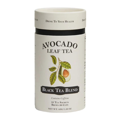 avocado leaf tea Black Tea Blend – Lightly Caffeinated, Healthy Herbal Tea | Immune Support & Booster | Cold Brew or Hot Tea - 15 Tea Bags | 30 Servings (Sugar-Free, Vegan, Gluten Free, and Non-GMO)