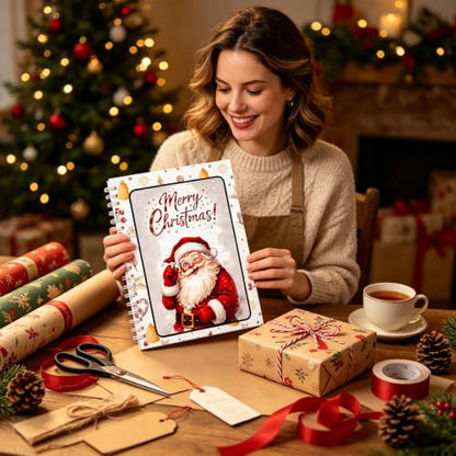 Multicolor Christmas Gift Card Book - DIY Personalized Holder for Cash & Cards