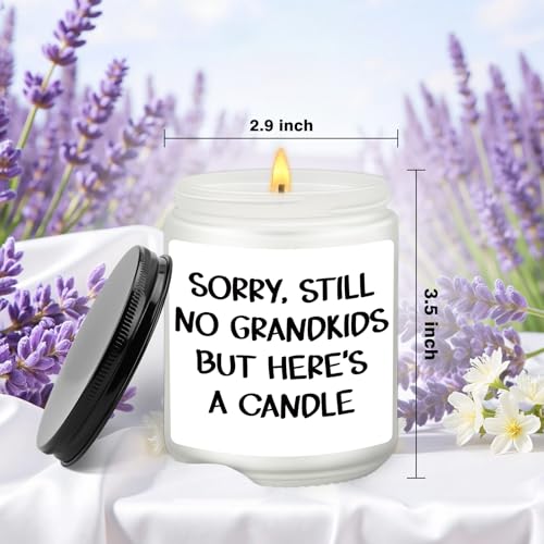 Lavender Scented Candle for Parents - Humorous Gift for Mothers Day & Christmas