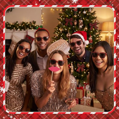 12 Pcs Christmas Party Sunglasses Props Accessories - Holiday Holiday