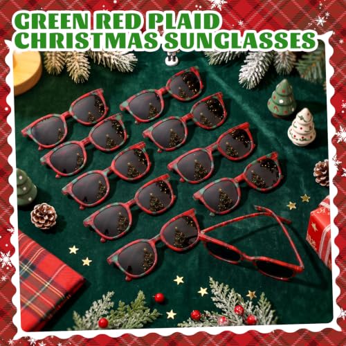 12 Pcs Christmas Party Sunglasses Props Accessories - Holiday Holiday
