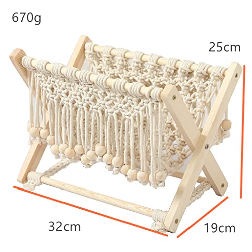 Cotton Rope Woven Storage Shelf for Home & Bedroom Decor