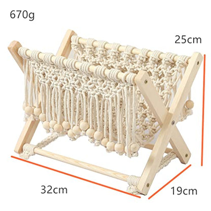 Cotton Rope Woven Storage Shelf for Home & Bedroom Decor