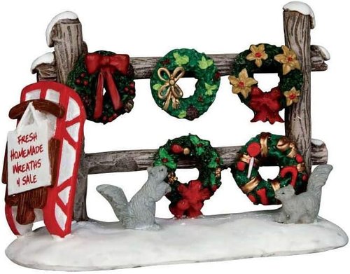 Lemax Christmas Wreaths - Festive Holiday Decor for Your Christmas Village | 54942