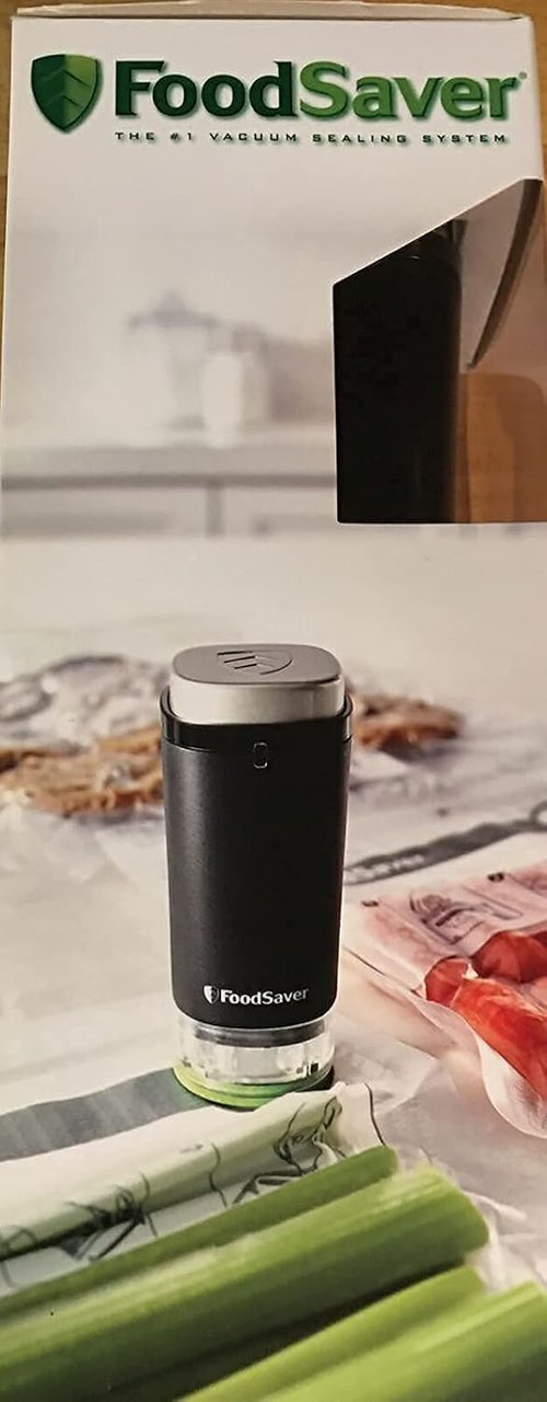 FoodSaver Handheld Vacuum Sealer - Cordless Design for Zipper Bags & Fresh Food Storage | FS1120