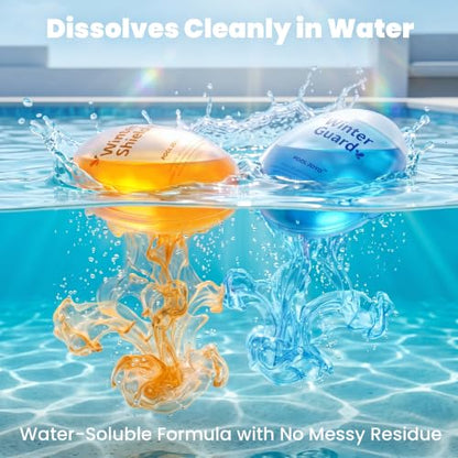 Pool Winterizing Kit for Above Ground & Inground Pools - 2 Capsules, Up to 30,000 Gallons