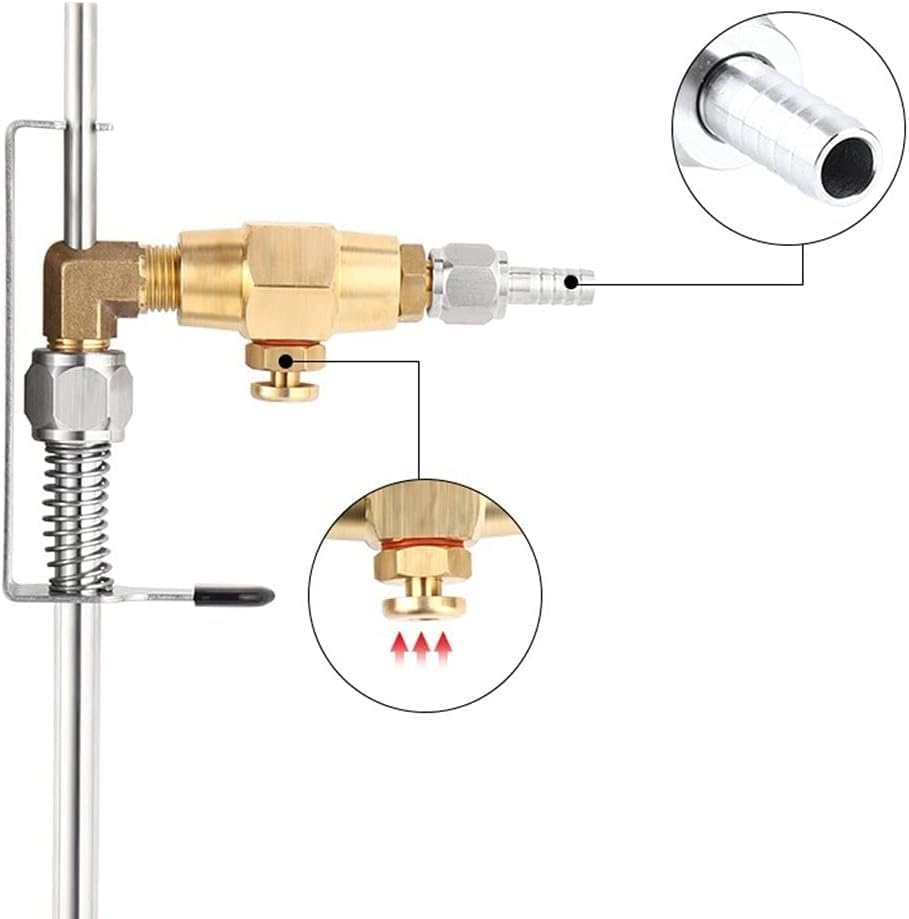 Tapcraft - Hand Held Beer Bottle Filler Kit - 1pcs Stainless Beer Gun Bottle Filler, 1pcs Pair of ball lock, 1pcs Nylon Cleaning Brush, 1pcs 2m Beer Tube, 2Pcs Hose Clamp