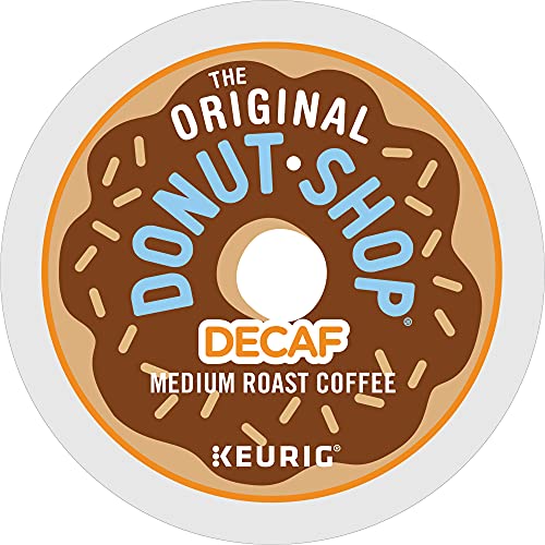 The Original Donut Shop Decaf Keurig Single-Serve K-Cup Pods, Medium Roast Coffee, 60 Count (6 Packs of 10)
