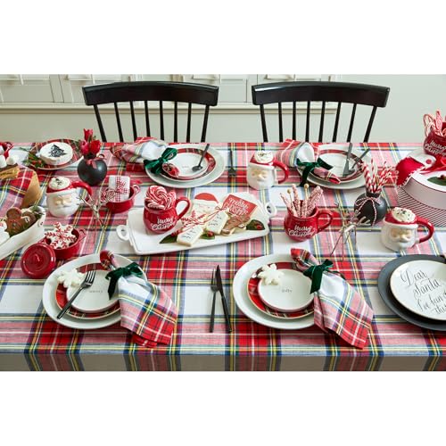 White Linen Napkin Set of 4 - 20 x 20 Inches, European Craftsmanship