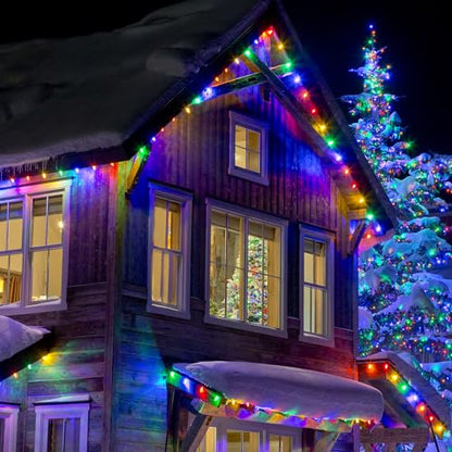 C7 Outdoor Christmas String Lights - 25Ft Multicolor Incandescent