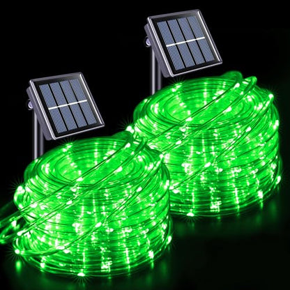 Solar Halloween String Lights 2x200 LED Green Outdoor Decorative Lighting