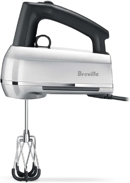 Breville Handy Mixer - Powerful Baking Tool in Sleek Silver Finish | Perfect for Home Chefs
