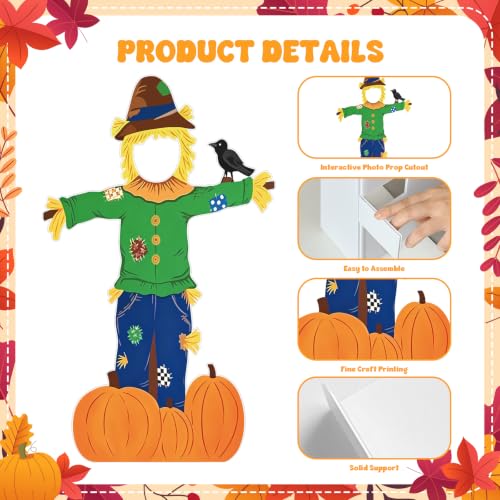 Large Fall Scarecrow Cardboard Cutout for Garden Yard Party Decorations