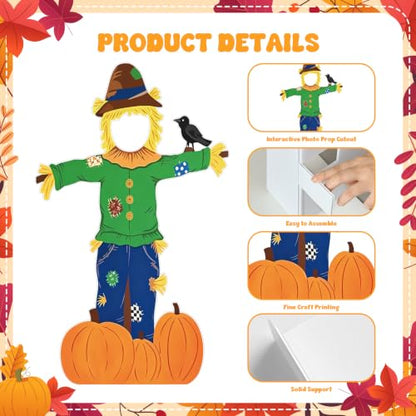 Large Fall Scarecrow Cardboard Cutout for Garden Yard Party Decorations