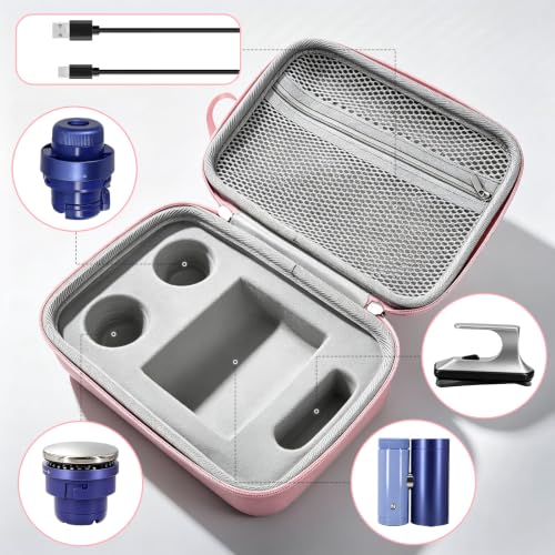 Pink Portable Hard Carrying Case for Shark ChillPill Fan – Impact-Resistant EVA