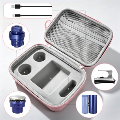 Pink Portable Hard Carrying Case for Shark ChillPill Fan – Impact-Resistant EVA
