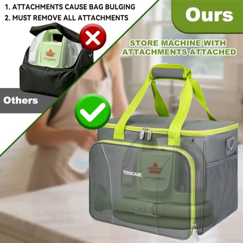 Carry Bag for Bissell Little Green Mini Cleaner 4075 with Variation Gray / S