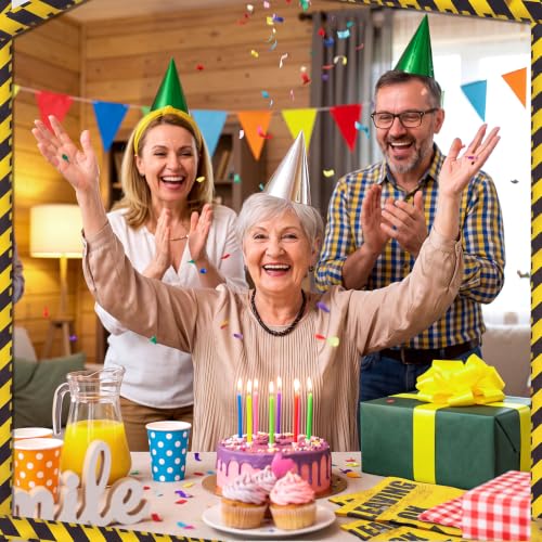 50 Pack Warning Sign Style Cocktail Napkins for Retirement & Farewell Parties