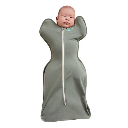 Love To Dream Swaddle UP - Baby Sleep Sack for Self-Soothing | 1.0 TOG, Newborn 5-8.5 lbs, Deep Olive