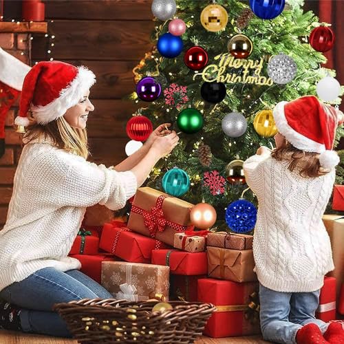 Silver Large Christmas Ornament Balls - 6 Inch Shatterproof Outdoor Holiday Decor (6 Pack) - Variation of THIS listing