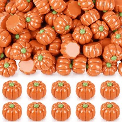 Mini Fall Pumpkin Resin Pumpkins - 120 Pcs Artificial Decor for Autumn