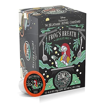 Chocolate Mole Coffee Pods - Bones Frog's Breath Low Acid Medium Roast Single-Serve K-Cup Compatible