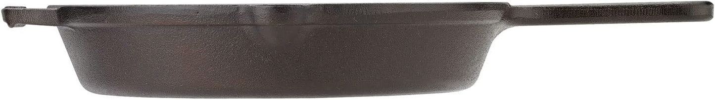 Mercer Culinary Pre-Seasoned Cast Iron Skillet - 10.25-Inch Durable Cooking Essential
