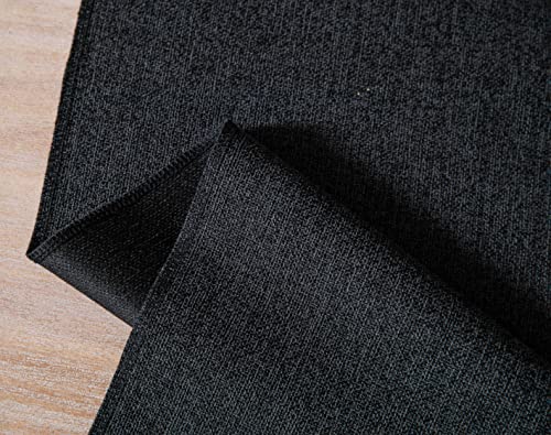 Classic Burlap & Black Table Runner 36x13 Inches Rustic Farmhouse Decor - Variation of THIS listing