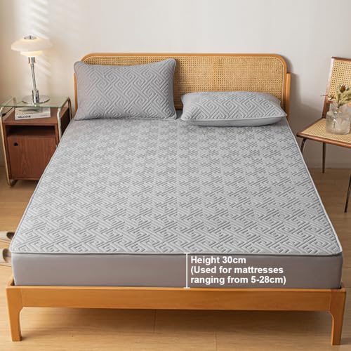 Waterproof Quilted Mattress Protector Twin XL 35 x 75 Inches V10