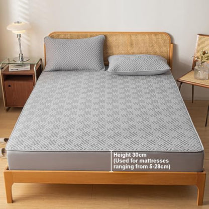 Waterproof Quilted Mattress Protector Twin XL 35 x 75 Inches V10
