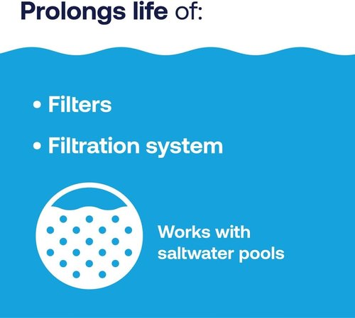 HTH 67227 Pool Filter Cleaner - Quickly Cleans & Prolongs Filter Life | Improves Filtration Efficiency, 32oz
