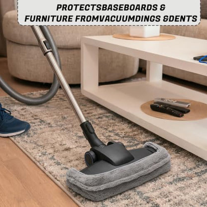 Reusable Vacuum Bumper Guard Set - Wall & Floor Protection, 2 Pack