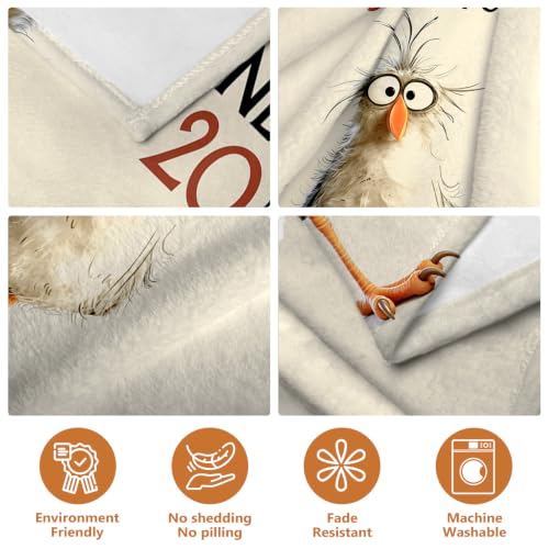 70th Birthday Blanket for Women - 60x50 Cozy Flannel Gift